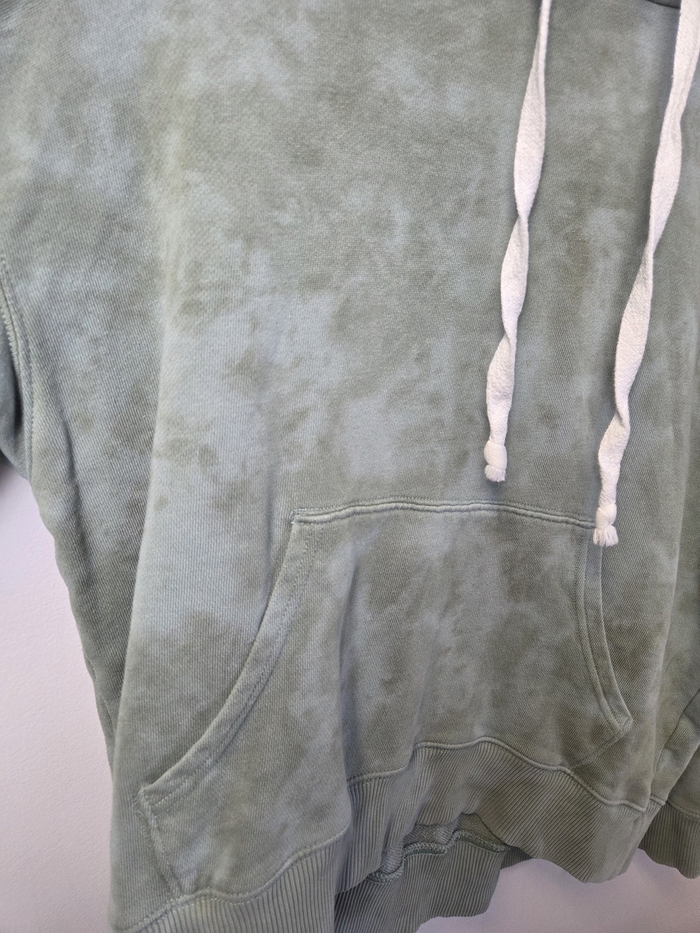 Aerie Women’s Sage Green Tie Dye Pullover Hoodie Sweatshirt Size XS - Picture 3 of 12